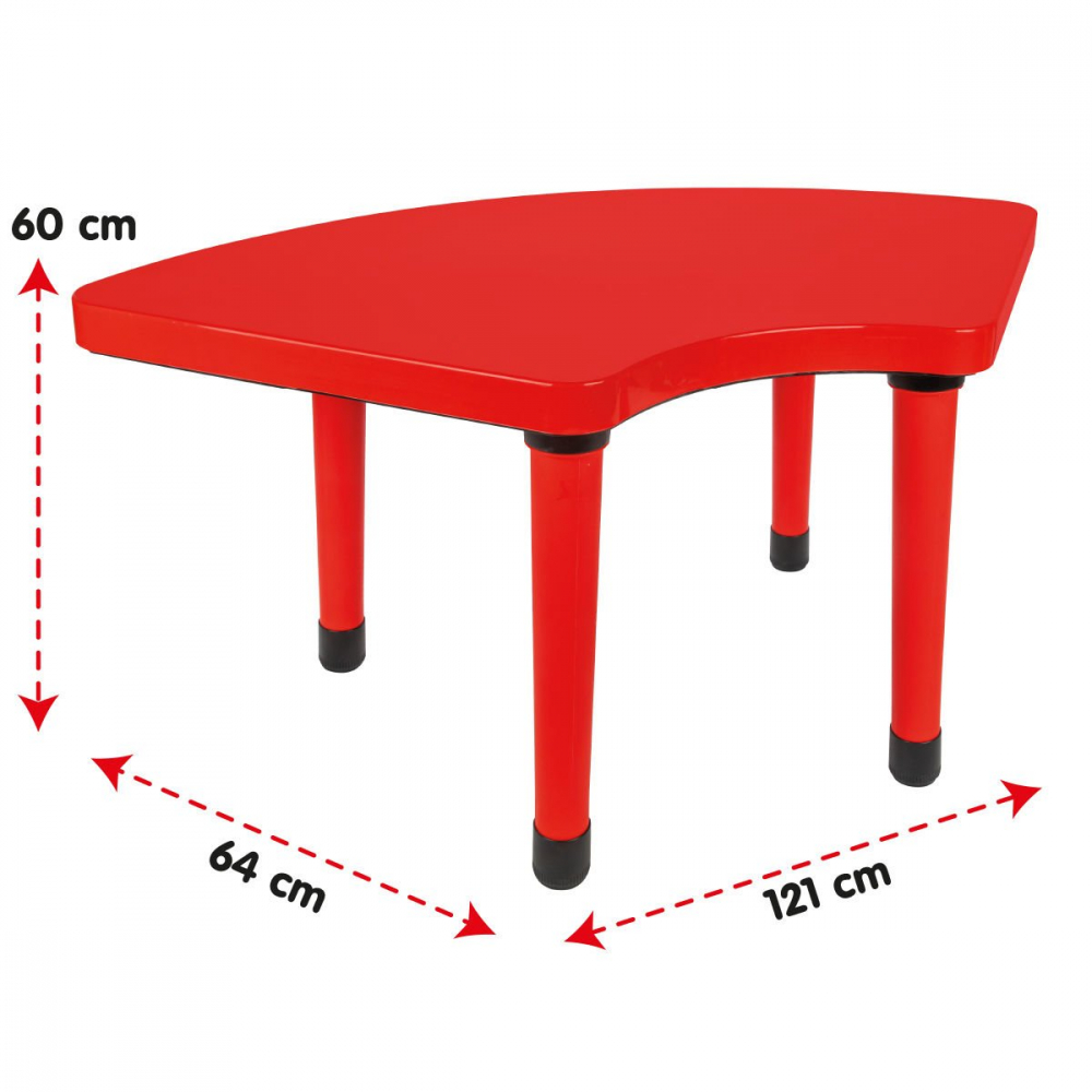 Masuta Pilsan cu inaltime reglabila Happy Table Red - 2 | YEO