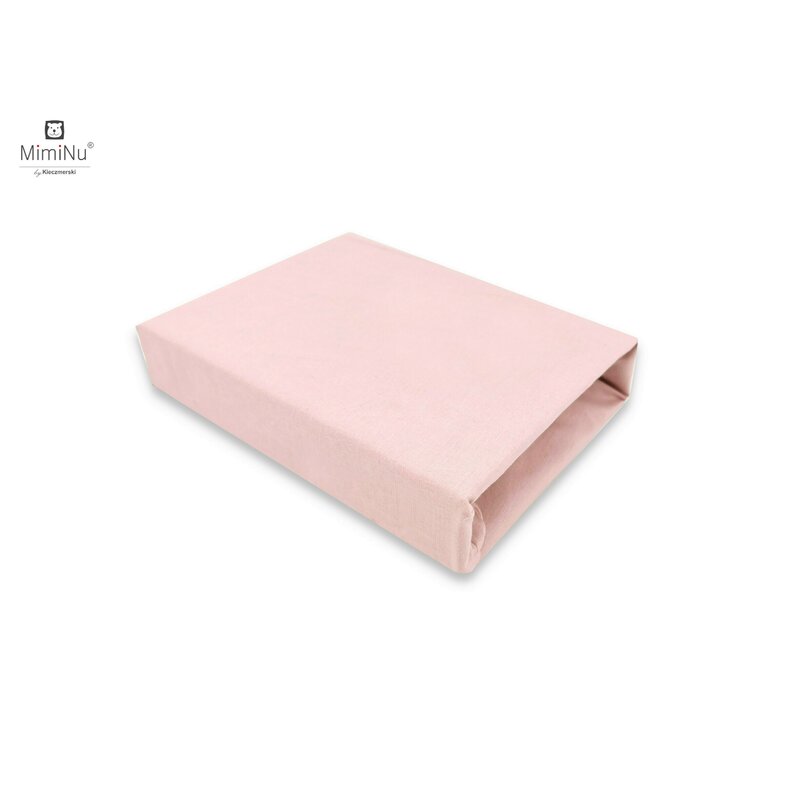 Cearceaf cu elastic MimiNu pentru patut leagan sau patut co-sleeper 90×40 cm din bumbac Colectia Royal Powder Pink 90x40 imagine noua responsabilitatesociala.ro