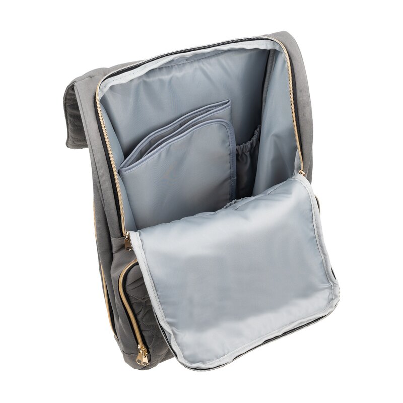 Rucsac pentru mamici FreeON Gold Cu multiple compartimente Grey - 1 | YEO