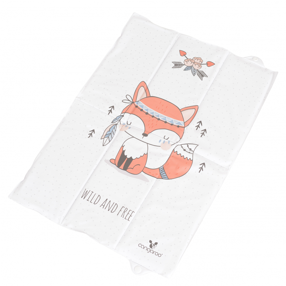 Saltea de infasat pliabila Cangaroo 60 x 40 cm Wild and free Fox - 2 | YEO