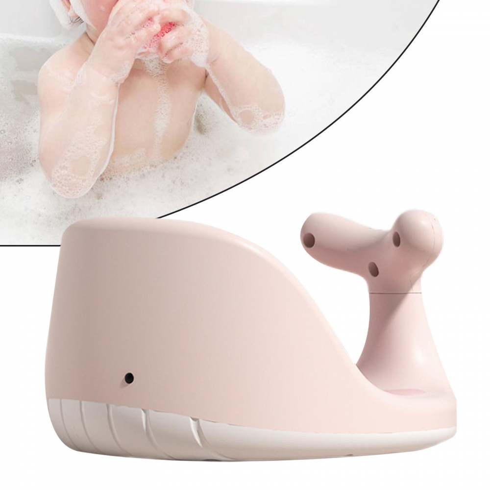 Scaun de baie bebelusi Little Mom Whale Pink Articole imagine noua responsabilitatesociala.ro