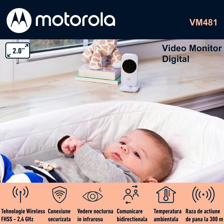 Video Monitor Digital Motorola VM481 - 4 | YEO