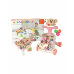 Antepremergator multifunctional pentru bebe cu centru de activitati multicolor 9482