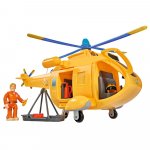 Elicopter Fireman Sam Wallaby II cu figurina si accesorii Simba