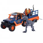 Masina Dino Commander cu 3 figurine Dickie Toys