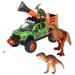 Masina Dino Hunter cu 4 figurine Dickie Toys