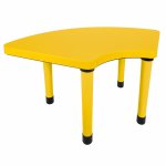Masuta Pilsan cu inaltime reglabila Happy Table Yellow