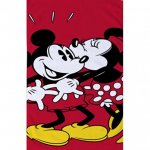 Prosop copii bumbac Mickey and Minnie Tac 75x150 cm
