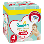 Scutece chilotel Pampers Premium Care Pants XXL Box marimea 4 9-15 kg 114 buc