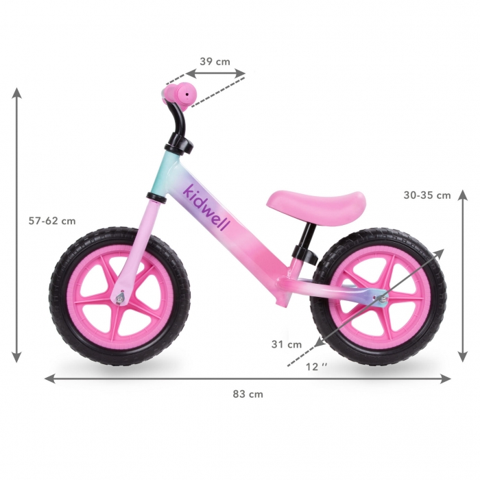 Bicicleta fara pedale Kidwell Rebel Ombre - 3 | YEO