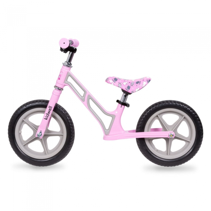 Bicicleta fara pedale Kidwell cu cadru din magneziu Comet Pink Gray - 1