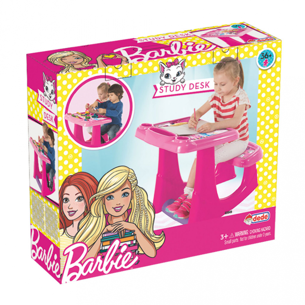 Masuta pupitru pentru fetite Barbie Pink - 1