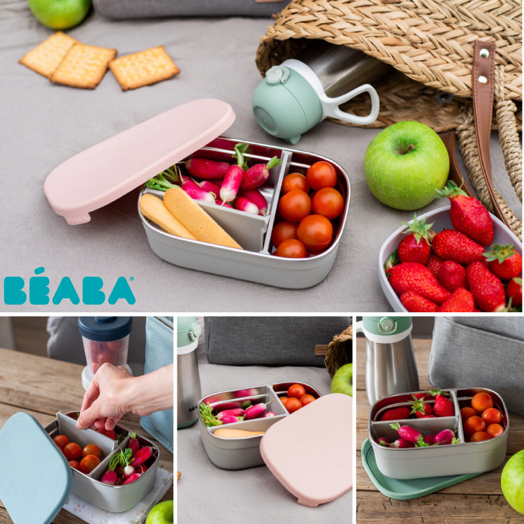 Caserola inox Beaba Powder Pink - 3 | YEO