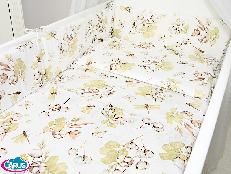 Cearceaf cu elastic 120x60 cm Cotton Flower 153