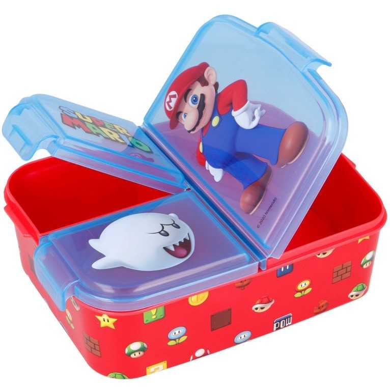 Cutie SunCity pentru sandwich cu 3 compartimente Super Mario - 2 | YEO