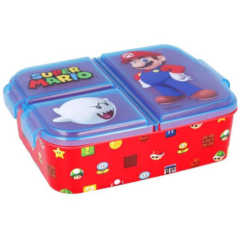 Cutie SunCity pentru sandwich cu 3 compartimente Super Mario - 1 | YEO