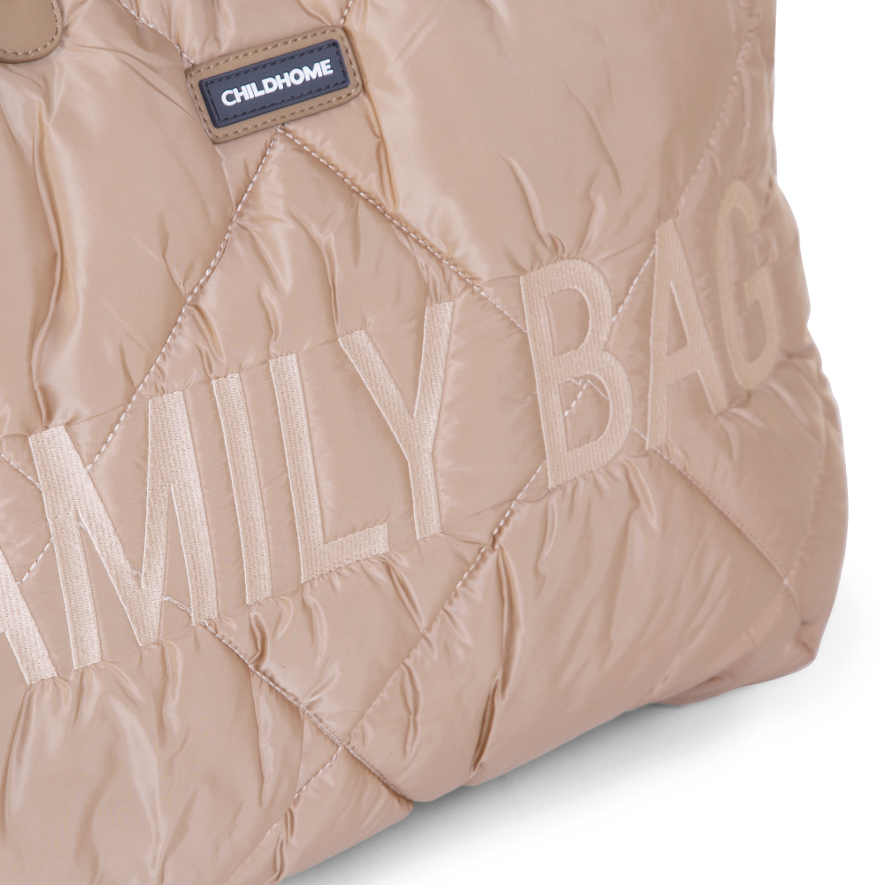 Geanta matlasata Childhome Family Bag bej - 1