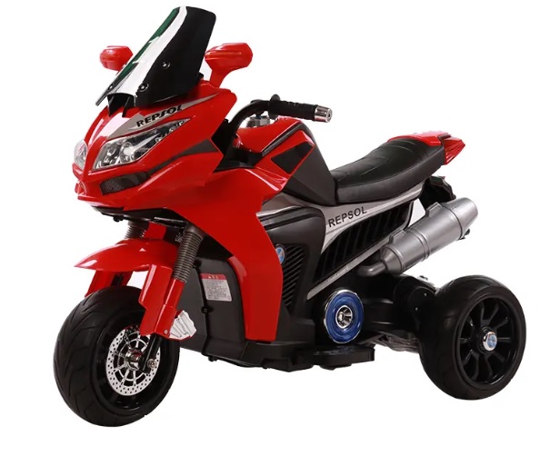 Motocicleta electrica cu lumini Flash True Red - 3