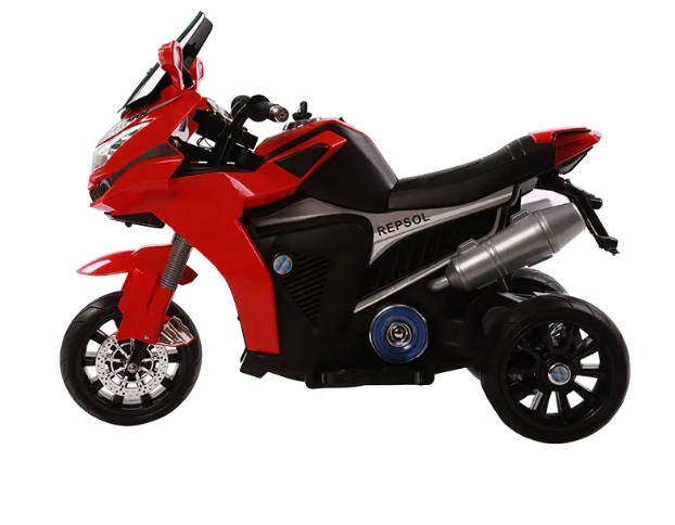 Motocicleta electrica cu lumini Flash True Red - 1