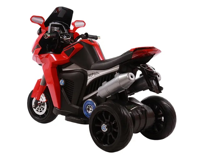 Motocicleta electrica cu lumini Flash True Red - 2