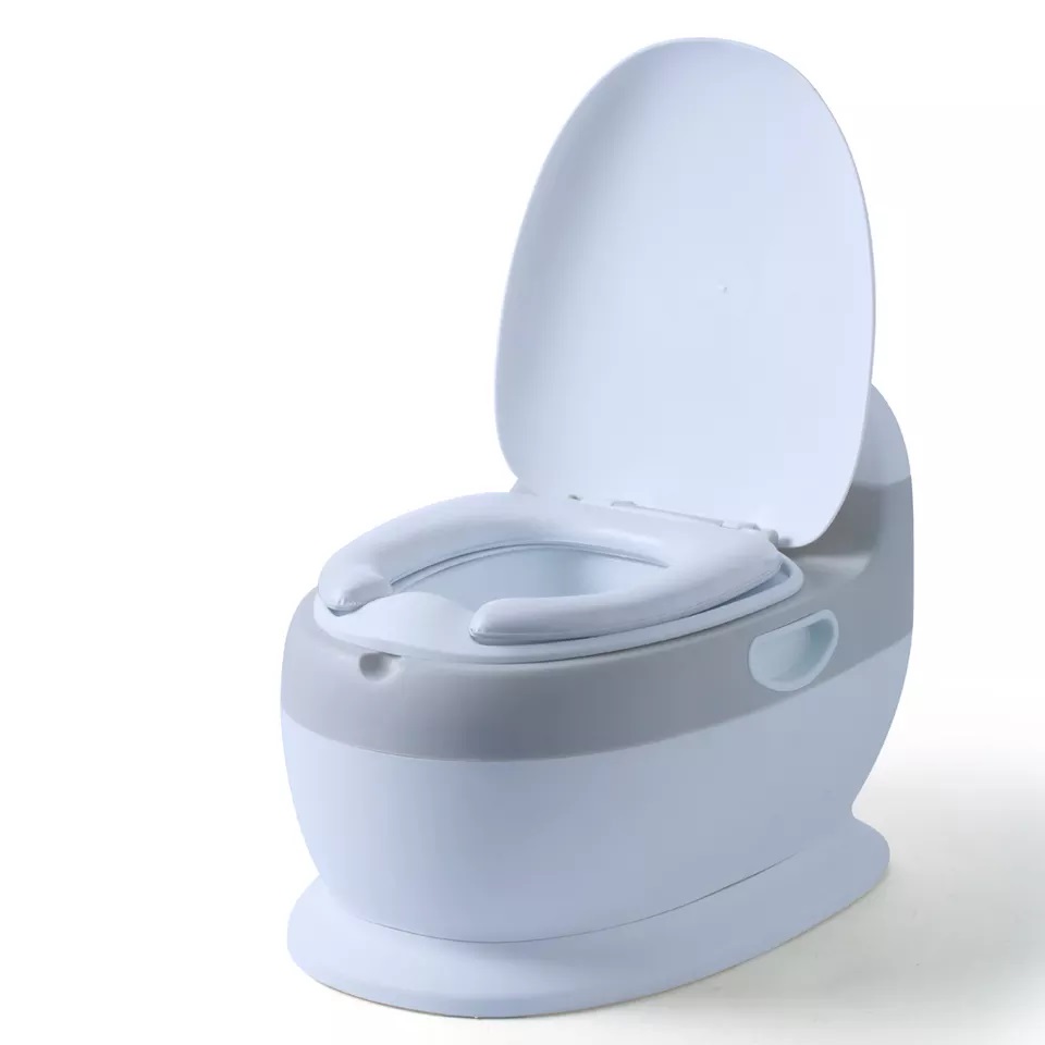 Olita educationala muzicala Little Mom Toilet Grey - 3 | YEO