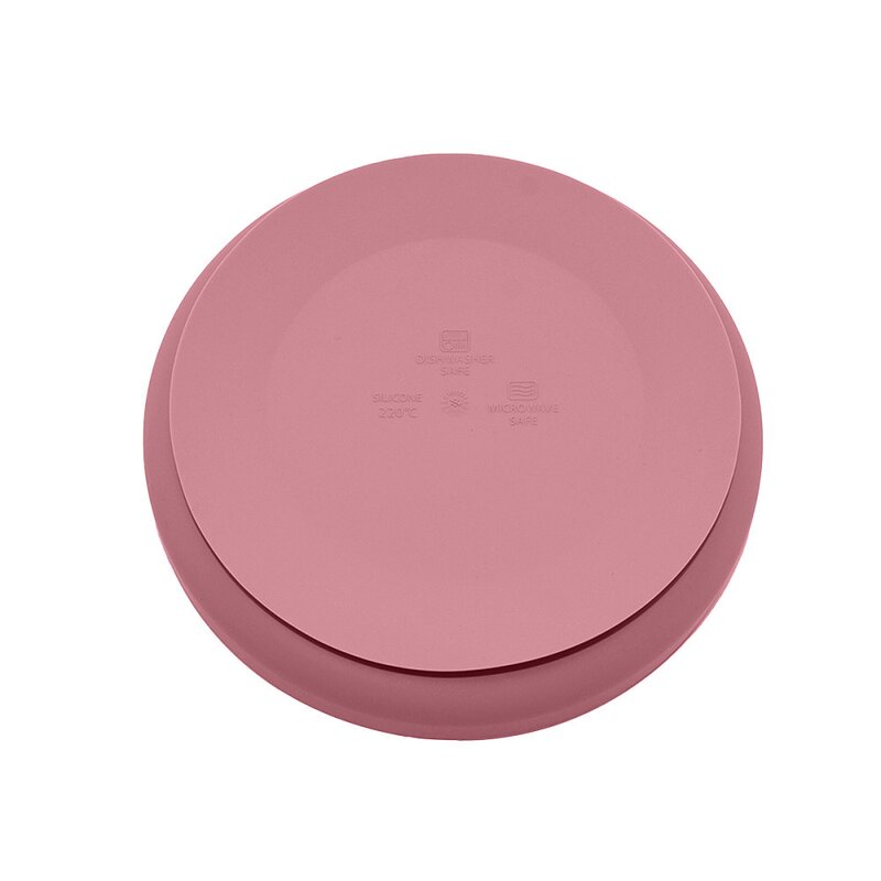 Farfurie din silicon PetiteMars fara BPA cu ventuza TakeMatch 6 luni+ roz Alimentatie imagine noua responsabilitatesociala.ro