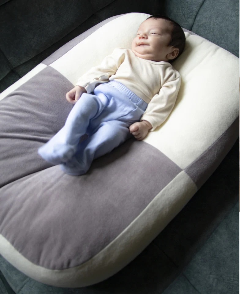 Salteluta BabyJem ergonomica portabila pentru bebelusi Comfy Grey - 5