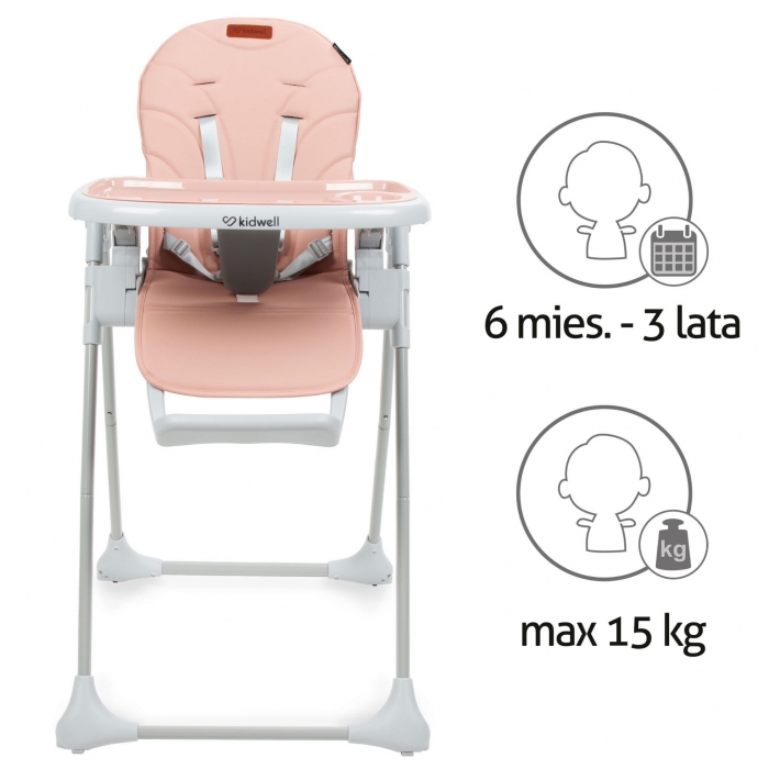 Scaun de masa multifunctional Kidwell Beno Pink - 3 | YEO