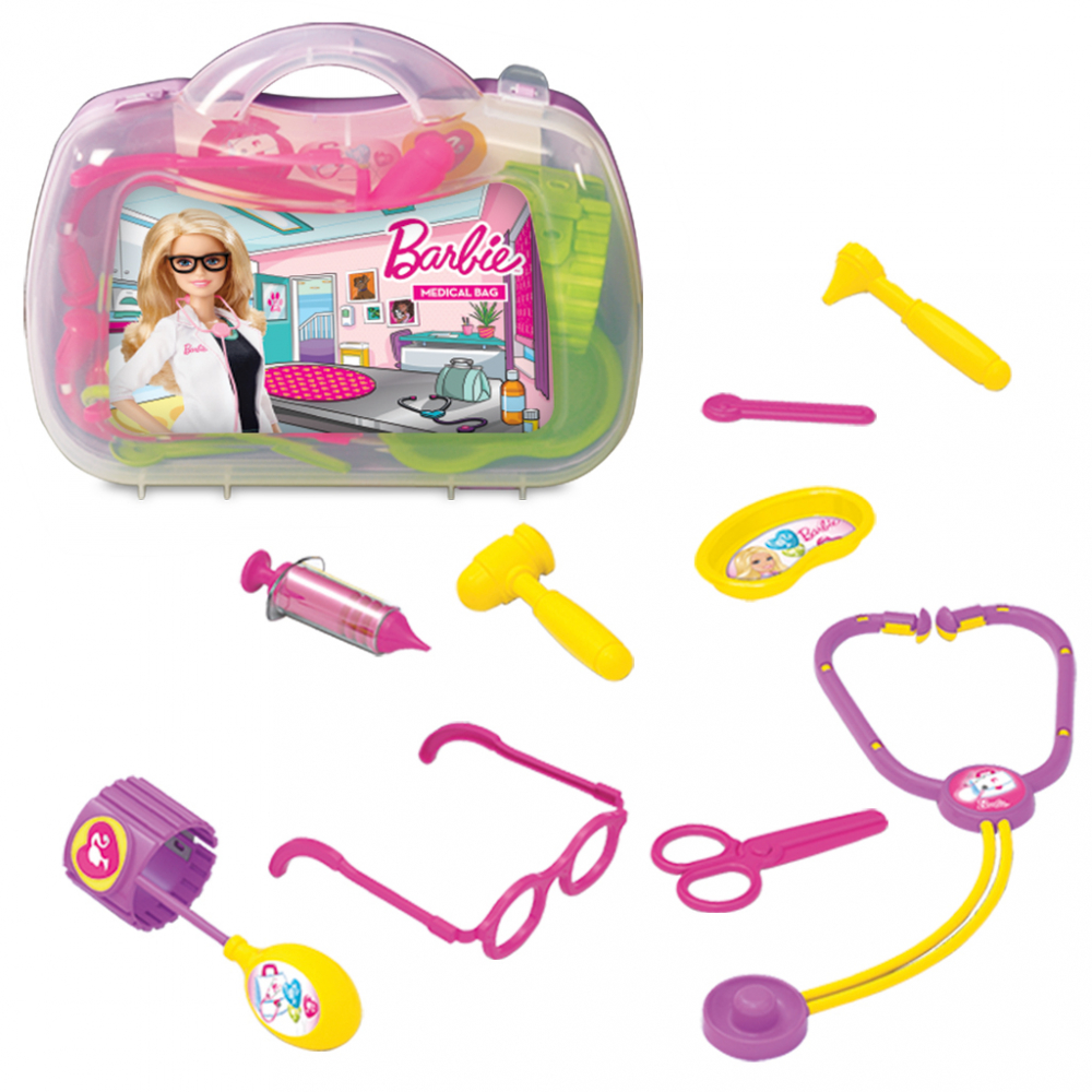 Trusa doctor cu 10 accesorii Barbie