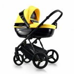 Carucior copii 3 in 1 reversibil complet accesorizat 0-36 luni Bexa Glamour Yellow