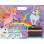 Carte Coloreaza Unicorni cu creioane