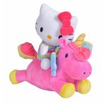 Jucarie plus Hello Kitty pe unicorn 25 cm