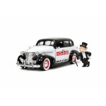 Set masinuta metalica Chevrolet Master Deluxe 1939 scara 1:24 si figurina Mr Monopoly Jada