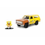 Set masinuta metalica Chevy K5 Blazer si figurina Sponge Bob