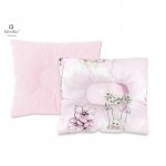 Perna bebelusi profilata MimiNu cu doua fete 23x26 cm Velvet Awesome Bunnies
