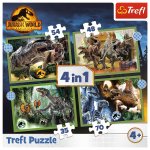 Puzzle Trefl Jurassic World 4in1 In lumea dinozaurilor