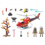 Elicopter de pompieri Playmobil cu 2 figurine