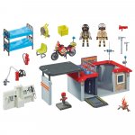 Set Mobil Playmobil Statie de pompieri si figurine