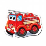Primul meu puzzle de podea camion de pompieri