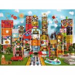 Puzzle Ravensburger 1500 piese Eames House Of Cards Fantezie