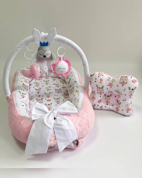 Babynest Plush MyKids 0114 Bunny Pink - 3