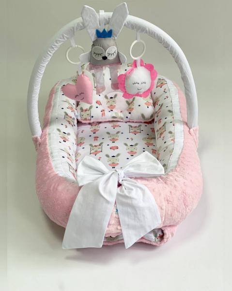 Babynest Plush MyKids 0114 Bunny Pink - 1