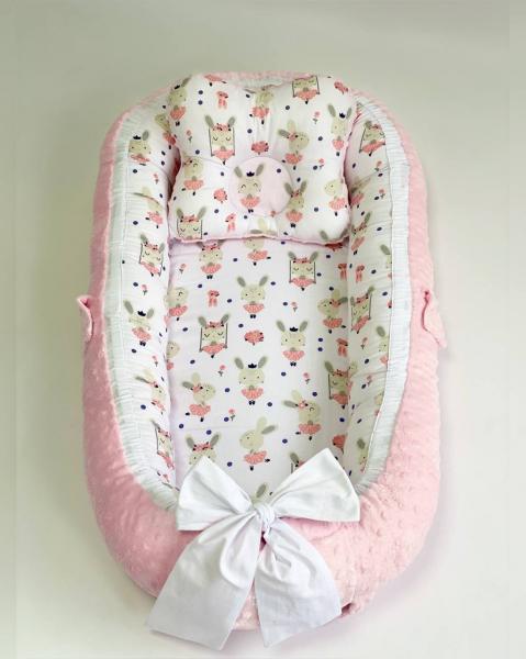 Babynest Plush MyKids 0114 Bunny Pink - 2