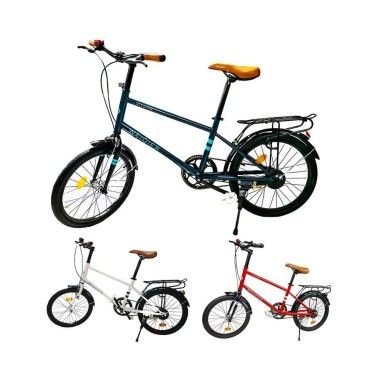 Bicicleta pentru copii cu portbagaj cadru metalic 20 inch - 3