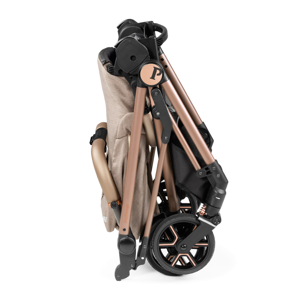 Carucior 3 In 1 Peg Perego Vivace Lounge 0 - 22 Kg Mon Amour Bej Roz