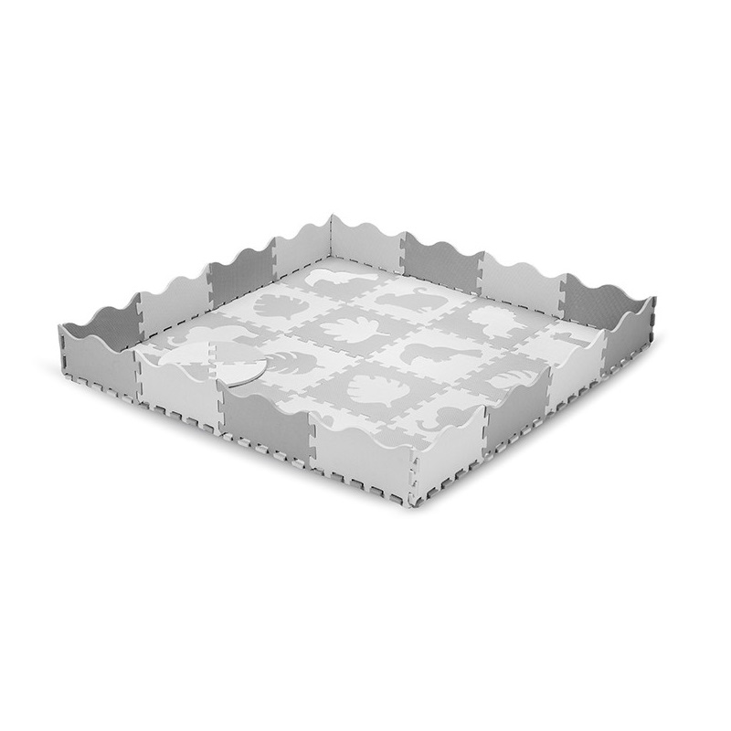 Covoras de joaca Puzzle Momi Zawi 150x150 cm Grey - 2