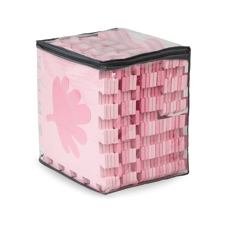 Covoras de joaca Puzzle Momi Zawi 150x150 cm Pink - 4
