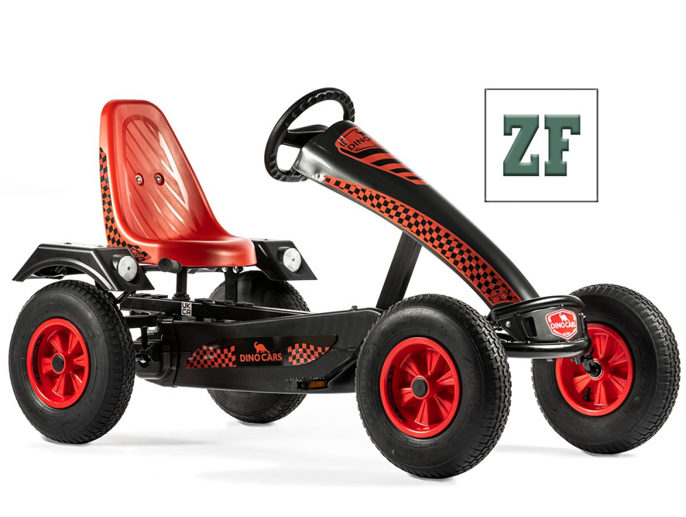 Kart cu pedale Super Sport ZF rosu Dino Cars imagine 2022 protejamcopilaria.ro