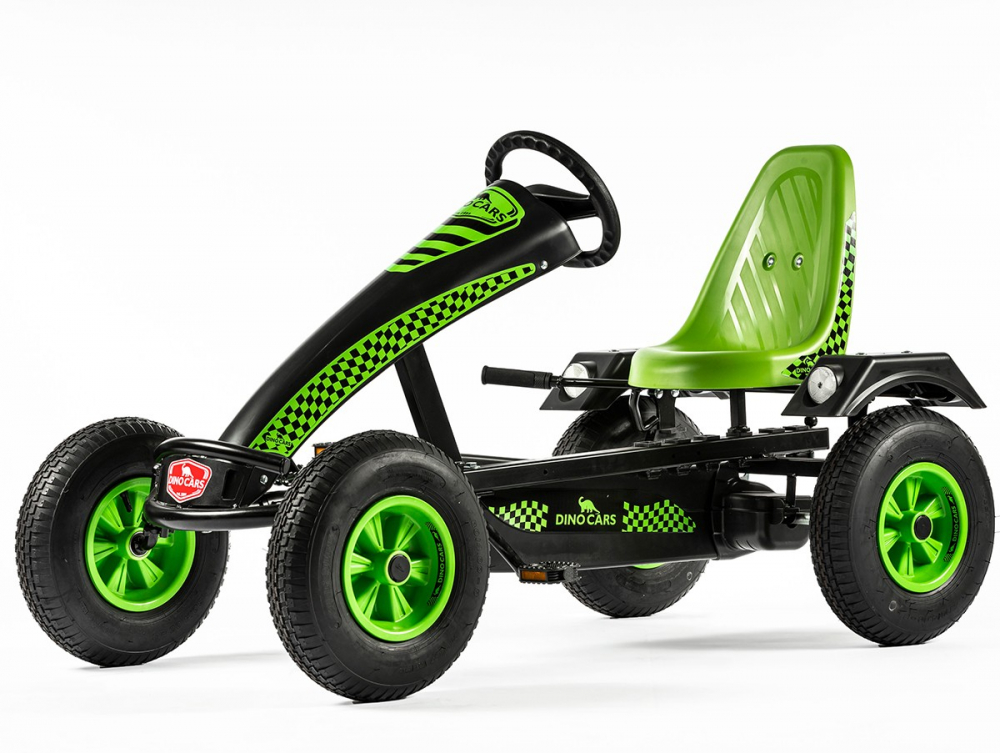 Kart cu pedale Super Sport ZF verde - 1 | YEO