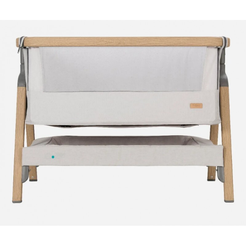 Patut 2 in 1 Tutti Bambini co-sleeper CoZee Oak Sterling Silver - 1 | YEO